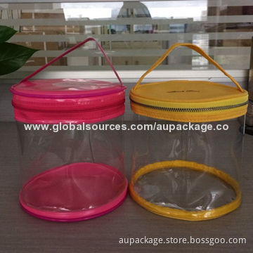Soft PVC Bags, Used as Cosmetic or Toiletry, Two Colors Available